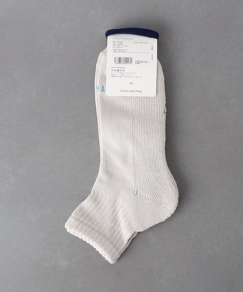 ROTOTO（ロトト）の「＜ROTOTO＞ EVERYDAY PILE ANKLE SOCKS/アンクル ソックス（ソックス/靴下・メンズ・ブラック/ライトグレー/ライム/ホワイト/コバルトブルー・FREE）」の10枚目の写真