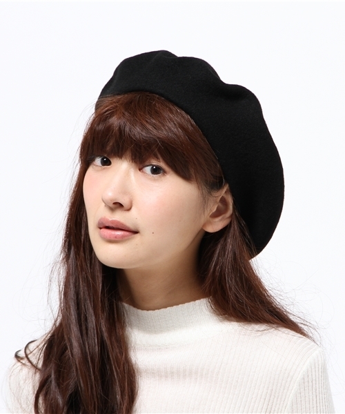 WEGO（ウィゴー）の「WEGO/フェルトベレー（ハンチング/ベレー帽・レディース・ネイビー/キャメル/ワイン/カーキ/グレー/ブラック・FREE）」の17枚目の写真