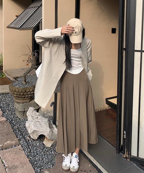 BANICO(バニコ)の「【Banico】プリーツスカート(スカート・レディース・ダークグレー/ベージュ/ライトベージュ・SMALL/MEDIUM/LARGE)」の15枚目の写真