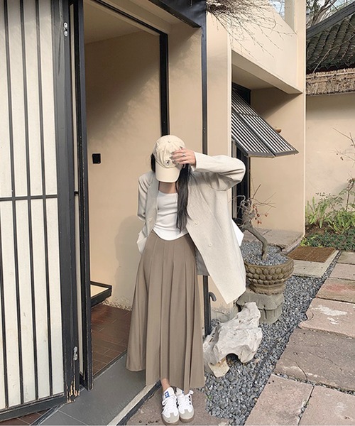 BANICO(バニコ)の「【Banico】プリーツスカート(スカート・レディース・ダークグレー/ベージュ/ライトベージュ・SMALL/MEDIUM/LARGE)」の16枚目の写真