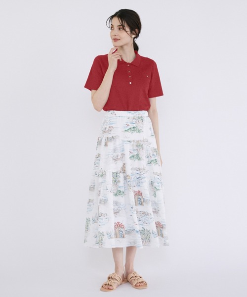 【セール】ポロ衿ニット（ポロシャツ）｜Maglie le cassetto（マーリエ ル カセット） 8,712円