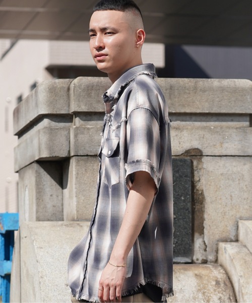 JACKROSE（ジャックローズ）の「JE-CHECK WESTERN SHIRT（シャツ/ブラウス・メンズ・ブラック/イエロー/レッド・L/M）」の5枚目の写真