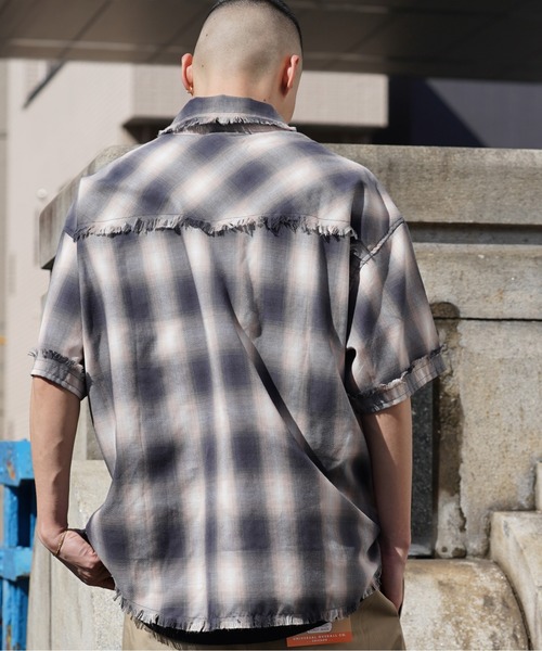JACKROSE（ジャックローズ）の「JE-CHECK WESTERN SHIRT（シャツ/ブラウス・メンズ・ブラック/イエロー/レッド・L/M）」の7枚目の写真