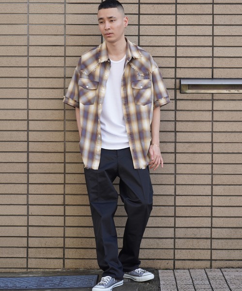 JACKROSE（ジャックローズ）の「JE-CHECK WESTERN SHIRT（シャツ/ブラウス・メンズ・ブラック/イエロー/レッド・L/M）」の21枚目の写真