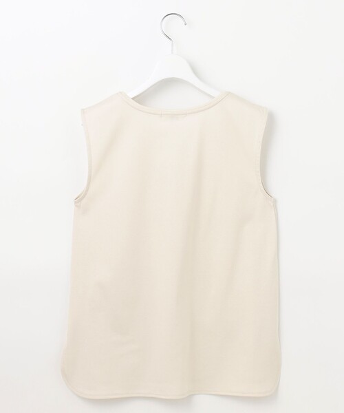 J.PRESS Ladies（J.プレス レディス）の「レイヤード ノースリーブカットソー（タンクトップ・レディース・ホワイト系/ベージュ系・SMALL）」の9枚目の写真