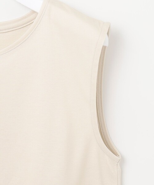 J.PRESS Ladies（J.プレス レディス）の「レイヤード ノースリーブカットソー（タンクトップ・レディース・ホワイト系/ベージュ系・SMALL）」の11枚目の写真
