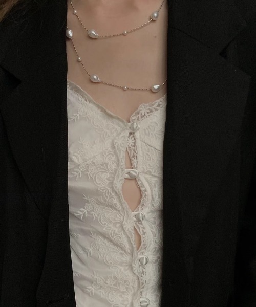 Vipoa（ヴィポア）の「Elegant pearl nuance necklace（ネックレス・レディース・A/B・FREE）」の9枚目の写真