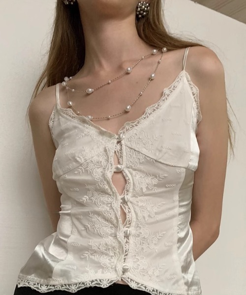 Vipoa（ヴィポア）の「Elegant pearl nuance necklace（ネックレス・レディース・A/B・FREE）」の6枚目の写真