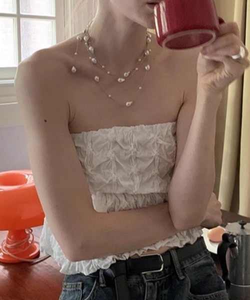 Vipoa（ヴィポア）の「Elegant pearl nuance necklace（ネックレス・レディース・A/B・FREE）」の10枚目の写真