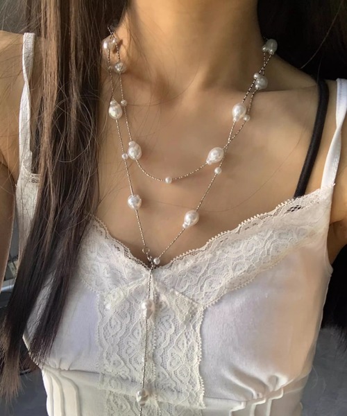 Vipoa（ヴィポア）の「Elegant pearl nuance necklace（ネックレス・レディース・A/B・FREE）」の20枚目の写真