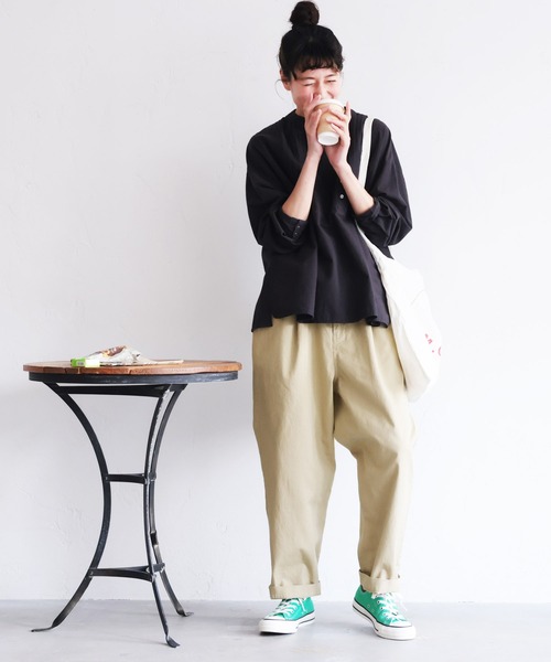 soulberry(ソウルベリー)の「どこにだって、いつだって穿けちゃう。【anyパンツ】(チノパンツ・レディース・ブラック/ベージュ・5L/4L/3L/LL/L/M)」の15枚目の写真