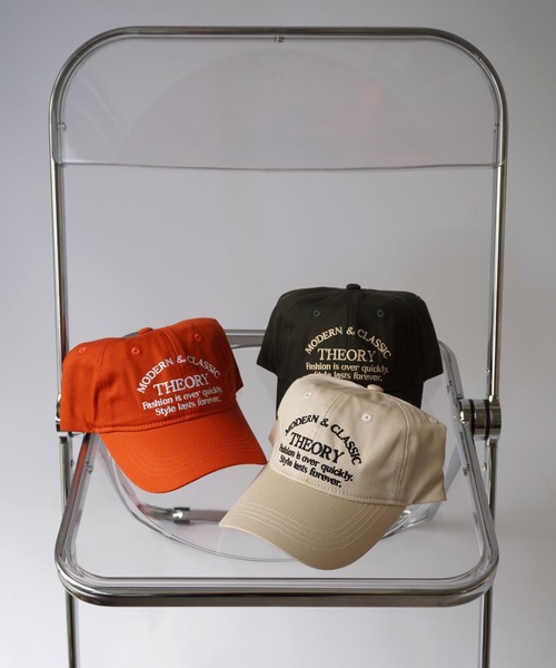 ammy.（エイミードット）の「【 ammy. / エイミードット 】 英字 刺繍 ロゴ キャップ（キャップ・レディース・オレンジ/グリーン/アイボリー・FREE）」の3枚目の写真