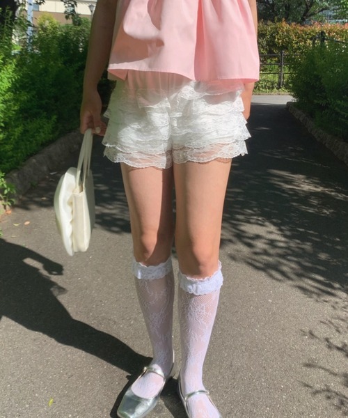 レースフリルショートパンツ 再入荷】レースフリルショートパンツ | 【FOREVER 21 JAPAN