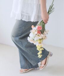 MAJESTIC LEGON | ワイドストレートデニムパンツ(デニムパンツ)