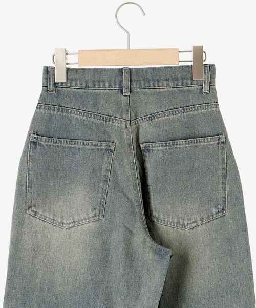 MAJESTIC LEGON（マジェスティックレゴン）の「ワイドストレートデニムパンツ（デニムパンツ・レディース・ブルー/グレー・SMALL/MEDIUM）」の17枚目の写真