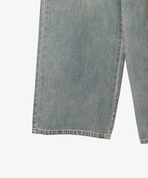 MAJESTIC LEGON（マジェスティックレゴン）の「ワイドストレートデニムパンツ（デニムパンツ・レディース・ブルー/グレー・SMALL/MEDIUM）」の18枚目の写真
