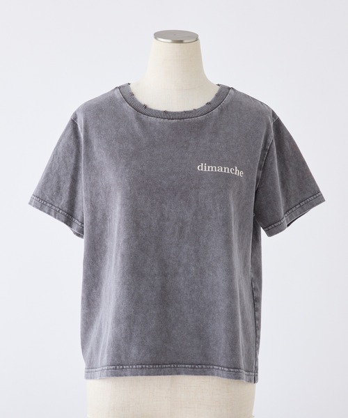 one after another NICE CLAUP(ワンアフターアナザーナイスクラップ)の「アソートTee(Tシャツ/カットソー・レディース・オフホワイト/サックスブルー/ピンク/チャコールグレー・FREE)」の22枚目の写真