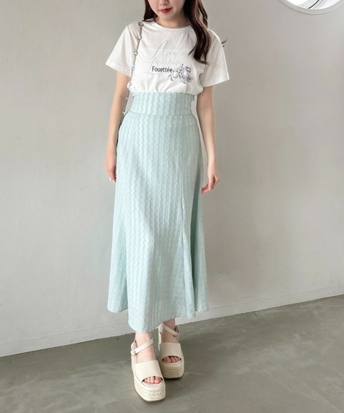 one after another NICE CLAUP(ワンアフターアナザーナイスクラップ)の「アソートTee(Tシャツ/カットソー・レディース・オフホワイト/サックスブルー/ピンク/チャコールグレー・FREE)」の17枚目の写真