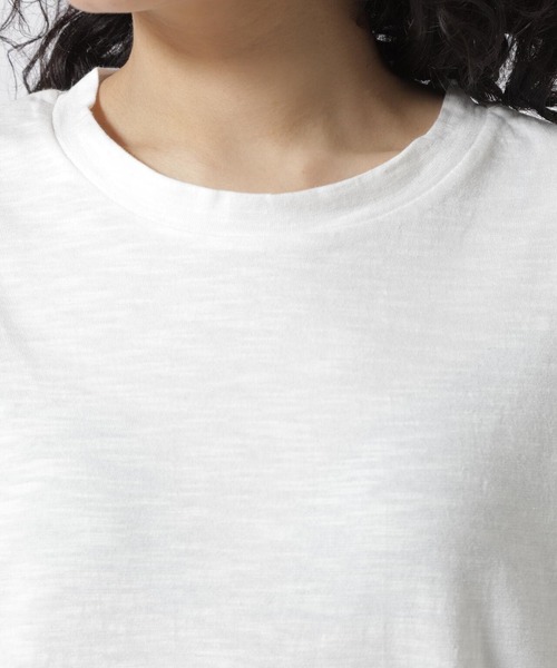 DROIT BELLO(ドロイトベロ)の「DROIT BELLO(ドロイトベロ)メッシュ切替プルオーバー(Tシャツ/カットソー・レディース・ホワイト/ブラック・F)」の4枚目の写真