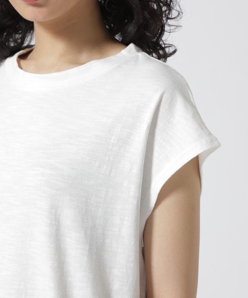 DROIT BELLO(ドロイトベロ)の「DROIT BELLO(ドロイトベロ)メッシュ切替プルオーバー(Tシャツ/カットソー・レディース・ホワイト/ブラック・F)」の14枚目の写真