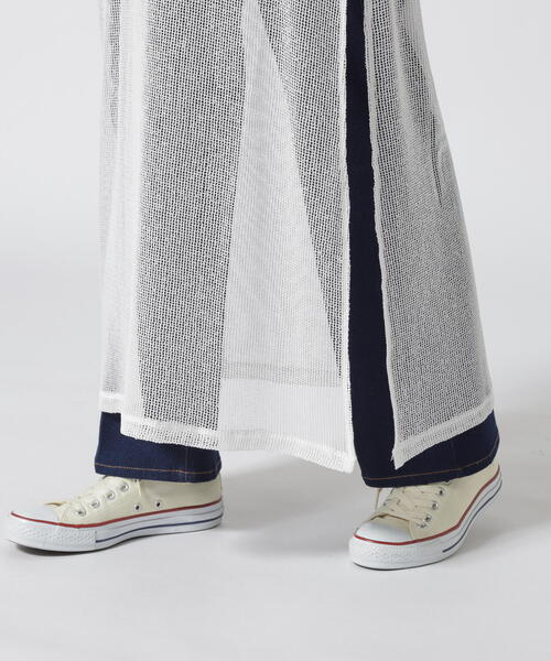 DROIT BELLO(ドロイトベロ)の「DROIT BELLO(ドロイトベロ)メッシュ切替プルオーバー(Tシャツ/カットソー・レディース・ホワイト/ブラック・F)」の16枚目の写真