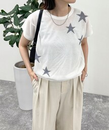 fredy emue | ラメ星ジャガードニット(ニット/セーター)