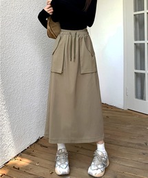 Dewlily（デューリリー）の「ビッグポケットスカート（スカート）」