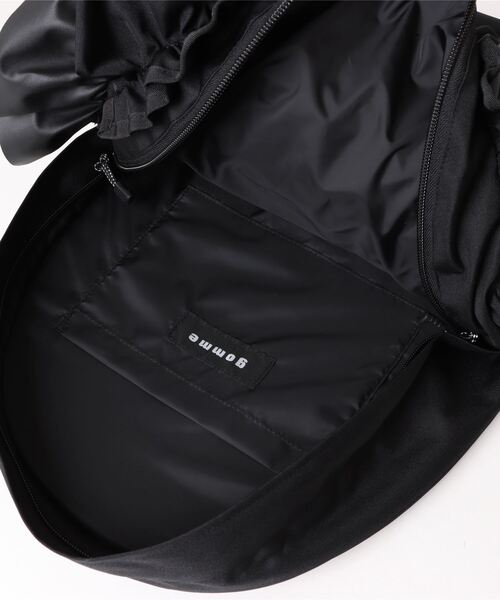 gomme（ゴム）の「フリルデコリュック（バックパック/リュック・レディース・カーキ/ブラック・FREE）」の6枚目の写真