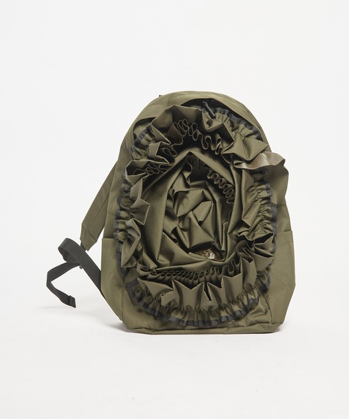 gomme（ゴム）の「フリルデコリュック（バックパック/リュック・レディース・カーキ/ブラック・FREE）」の12枚目の写真