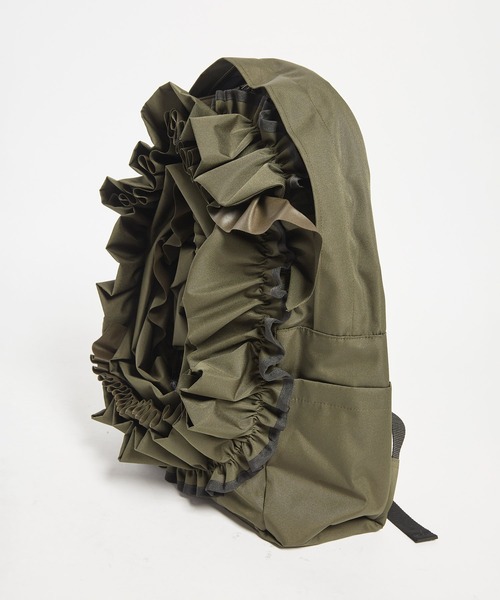 gomme（ゴム）の「フリルデコリュック（バックパック/リュック・レディース・カーキ/ブラック・FREE）」の13枚目の写真