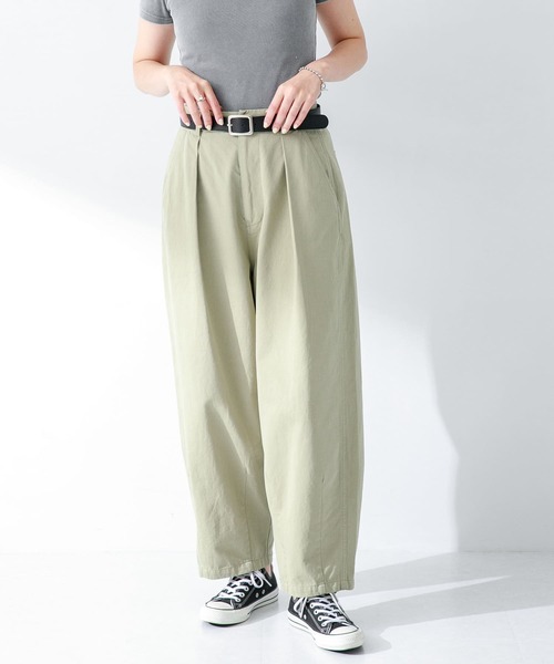 URBAN RESEARCH Sonny Label（アーバンリサーチサニーレーベル）の「ワイドコクーンパンツ（その他パンツ・レディース・ネイビー/ライトカーキ・36/38）」の6枚目の写真