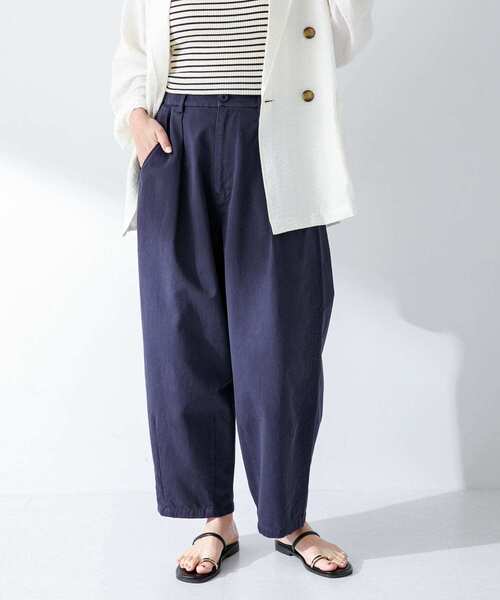 URBAN RESEARCH Sonny Label（アーバンリサーチサニーレーベル）の「ワイドコクーンパンツ（その他パンツ・レディース・ネイビー/ライトカーキ・36/38）」の22枚目の写真