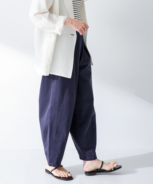 URBAN RESEARCH Sonny Label（アーバンリサーチサニーレーベル）の「ワイドコクーンパンツ（その他パンツ・レディース・ネイビー/ライトカーキ・36/38）」の21枚目の写真