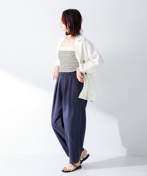 URBAN RESEARCH Sonny Label（アーバンリサーチサニーレーベル）の「ワイドコクーンパンツ（その他パンツ・レディース・ネイビー/ライトカーキ・36/38）」の18枚目の写真