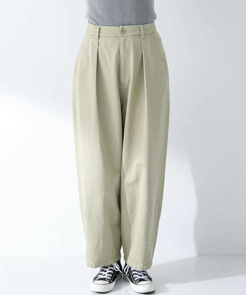 URBAN RESEARCH Sonny Label（アーバンリサーチサニーレーベル）の「ワイドコクーンパンツ（その他パンツ・レディース・ネイビー/ライトカーキ・36/38）」の16枚目の写真