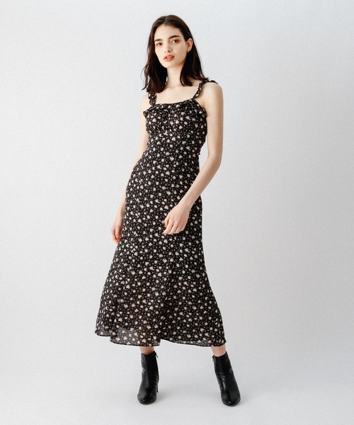 deicy フラワードットフリルキャミワンピース DEICY（デイシー）の「フラワードットフリルキャミワンピース