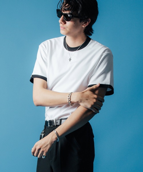 【セール】TRIM SHORT SLEEVE T SHIRT / トリム Tシャツ（Tシャツ/カットソー）｜CRIMIE（クライミー）