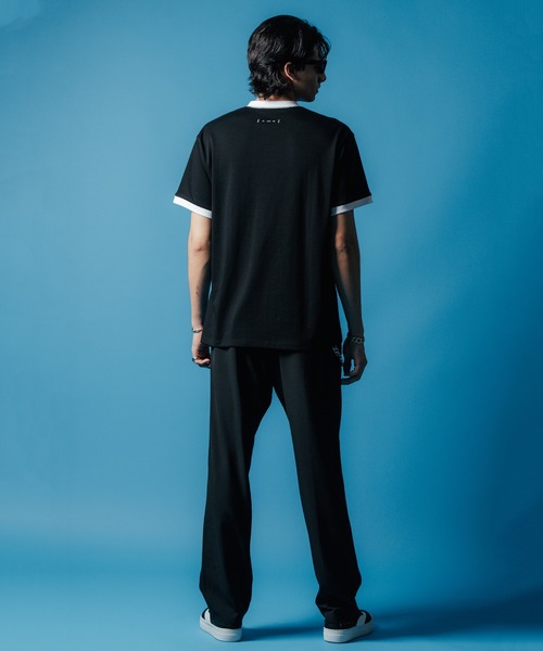 CRIMIE（クライミー）の「TRIM SHORT SLEEVE T SHIRT / トリム Tシャツ（Tシャツ/カットソー・メンズ・チャコールグレー/ホワイト/ブラック・XL/L/M/S/XXL）」の13枚目の写真