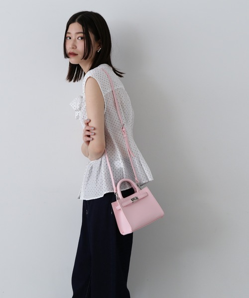 N.（N. Natural Beauty Basic）（エヌエヌナチュラルビューティーベーシック）の「◆【Femme fatale】ウエストタックボウタイブラウス（シャツ/ブラウス・レディース・ブルー/ホワイト系その他/オフホワイト・MEDIUM）」の13枚目の写真