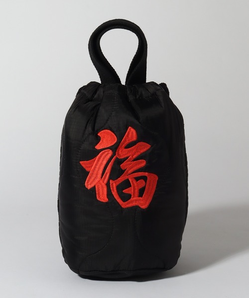 HOUSTON(ヒューストン)の「【HOUSTON/ヒューストン】EMB QUILTING EFECT BAG/刺繍キルティングエフェクトバッグ (JAPAN) (ALASKA) (TIGER)(ショルダーバッグ・メンズ・ブラック系2/ブラック系1/オリーブドラブ/オリーブ系2/オリーブ系1/ブラック・FREE)」の7枚目の写真