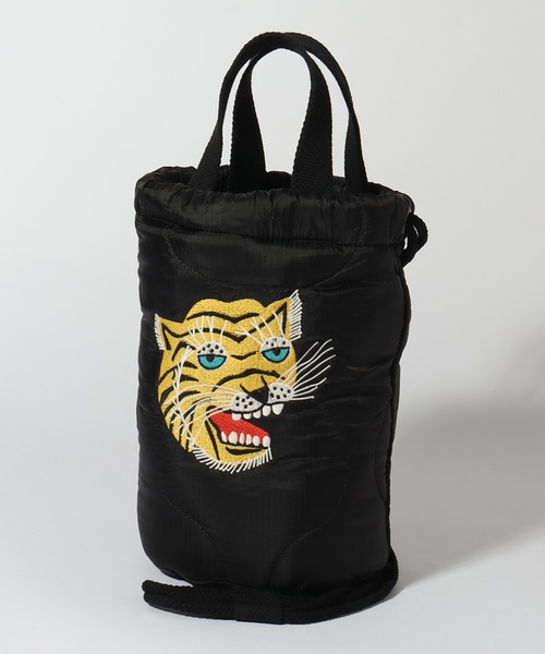 HOUSTON(ヒューストン)の「【HOUSTON/ヒューストン】EMB QUILTING EFECT BAG/刺繍キルティングエフェクトバッグ (JAPAN) (ALASKA) (TIGER)(ショルダーバッグ・メンズ・ブラック系2/ブラック系1/オリーブドラブ/オリーブ系2/オリーブ系1/ブラック・FREE)」の22枚目の写真