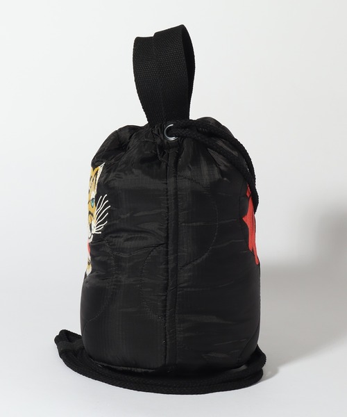 HOUSTON(ヒューストン)の「【HOUSTON/ヒューストン】EMB QUILTING EFECT BAG/刺繍キルティングエフェクトバッグ (JAPAN) (ALASKA) (TIGER)(ショルダーバッグ・メンズ・ブラック系2/ブラック系1/オリーブドラブ/オリーブ系2/オリーブ系1/ブラック・FREE)」の14枚目の写真