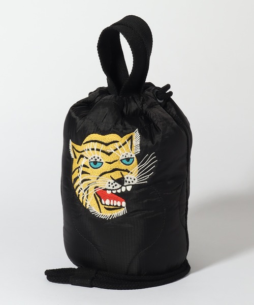 HOUSTON(ヒューストン)の「【HOUSTON/ヒューストン】EMB QUILTING EFECT BAG/刺繍キルティングエフェクトバッグ (JAPAN) (ALASKA) (TIGER)(ショルダーバッグ・メンズ・ブラック系2/ブラック系1/オリーブドラブ/オリーブ系2/オリーブ系1/ブラック・FREE)」の13枚目の写真