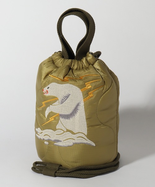 HOUSTON(ヒューストン)の「【HOUSTON/ヒューストン】EMB QUILTING EFECT BAG/刺繍キルティングエフェクトバッグ (JAPAN) (ALASKA) (TIGER)(ショルダーバッグ・メンズ・ブラック系2/ブラック系1/オリーブドラブ/オリーブ系2/オリーブ系1/ブラック・FREE)」の21枚目の写真