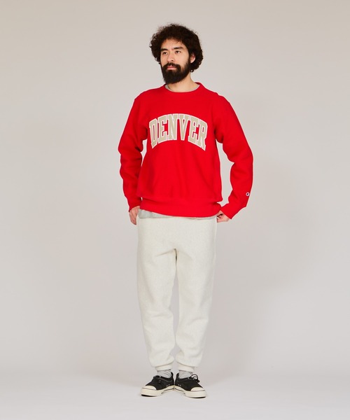 Champion(チャンピオン)の「【Champion/チャンピオン】メンズ リバースウィーブ(R) クルーネックスウェットシャツ(スウェット・メンズ・シルバーグレー/ダークネイビー/レッド/モカ/オートミール/ブラック・LARGE/MEDIUM/X-LARGE)」の11枚目の写真