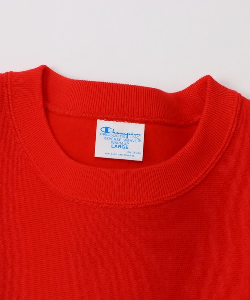 Champion(チャンピオン)の「【Champion/チャンピオン】メンズ リバースウィーブ(R) クルーネックスウェットシャツ(スウェット・メンズ・シルバーグレー/ダークネイビー/レッド/モカ/オートミール/ブラック・LARGE/MEDIUM/X-LARGE)」の17枚目の写真