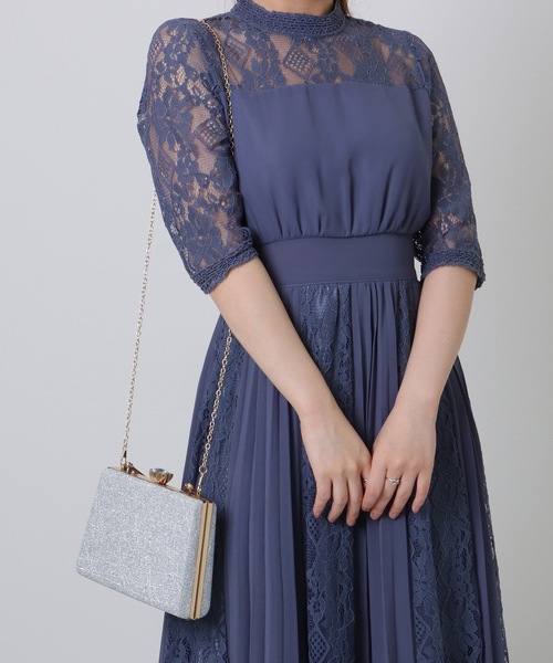 Lace Ladies(レースレディース)の「チェーン付き 2WAY スクエア がま口 ハンドバッグ(クラッチバッグ・レディース・シルバー/ベージュ・FREE)」の18枚目の写真