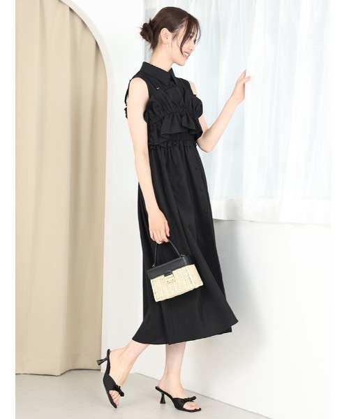 ビスチェ付シャツワンピース（ワンピース）｜fifth（フィフス）