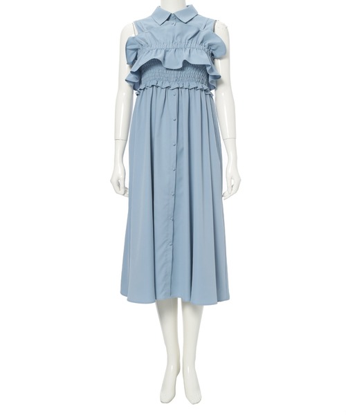 ビスチェ付シャツワンピース（ワンピース）｜fifth（フィフス）