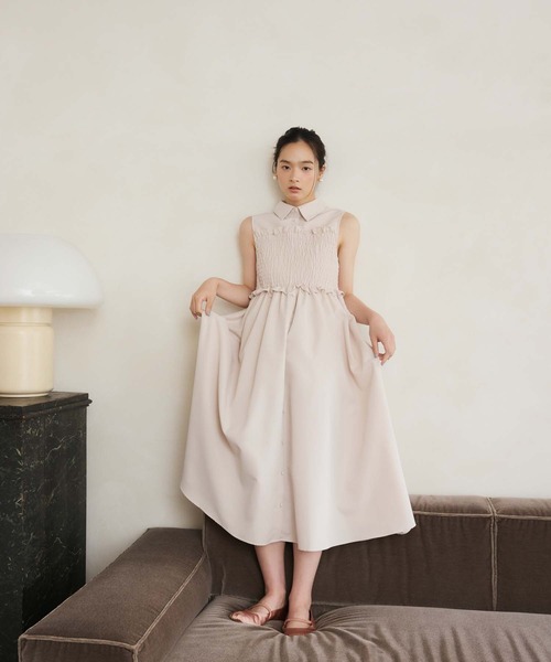 ビスチェ付シャツワンピース（ワンピース）｜fifth（フィフス）